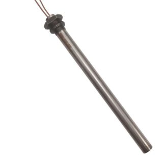 14701083 RESISTENZA ACCENSIONE PER STUFE A PELLET, CON RACCORDO FILETTATO 1/2".LUNGHEZZA TOT 190MM