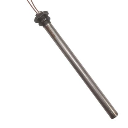 14701083 RESISTENZA ACCENSIONE PER STUFE A PELLET, CON RACCORDO FILETTATO 1/2".LUNGHEZZA TOT 190MM