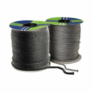 14801009B TRECCIA TRICOTEX NERA AL METRO DIAMETRO 10