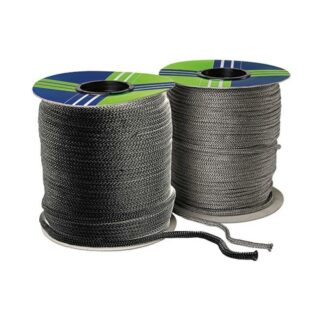 14801007B TRECCIA TRICOTEX NERA AL METRO DIAMETRO 6