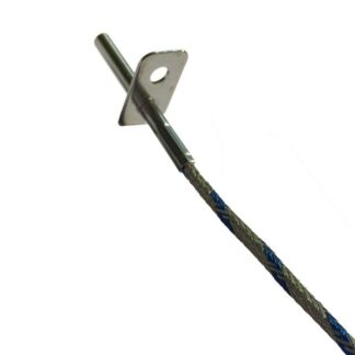 14708016 SONDA FUMI PER STUFA A PELLET J CON FLANGIA IN ACCIAO AISI 316