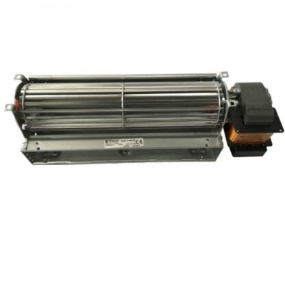 TANGENZIALE VENTILATORE ARIA PER STUFA A PELLET DIAMETRO VENTOLA Ø 60MM   LUNGHEZZA TOT 330mm