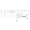 41451209600 RESISTENZA CANDELETTA ACCENSIONE STUFA CALDAIA A PELLET 3/8 GAS DIAM 9,5 LUNGHEZZA 150 350 - immagine 2