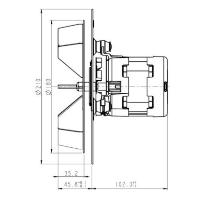 Estrattore - aspiratore fumi PL30CE0170 rif.Mcz 41451600100 * - immagine 4