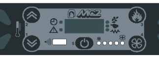 4160291	Pannello comandi con display a LED Originale Mcz