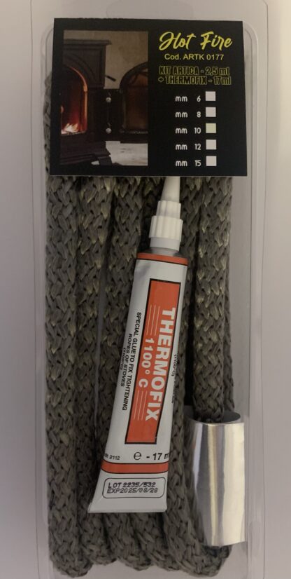 ARTK 0177  KIT TRECCIA ARTICA 2,5 MT +THERMOFIX 17 ml Diam 6 mm