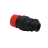 Valvola di sicurezza in plastica ad attacco rapido diametro 20 mm. con O-ring, attacco scarico 1/2" M. - 3 bar. - immagine 2